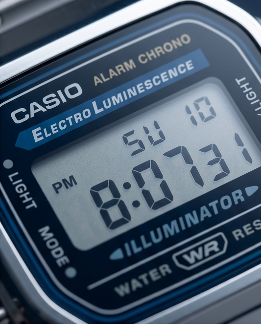 Casio Vintage A168 Unisex Watch Classic Digital Stainless Steel | Elegant & Lightweight