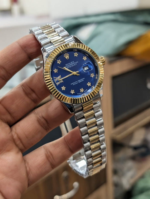 Rolex Star Stone Dial Watch