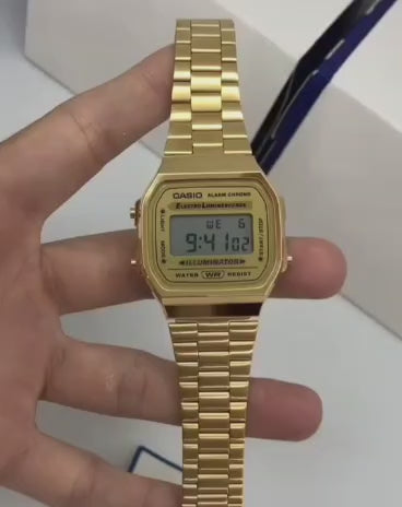 Casio A168 Japanese Version  Golden Classic Digital Watch | Limited Stock