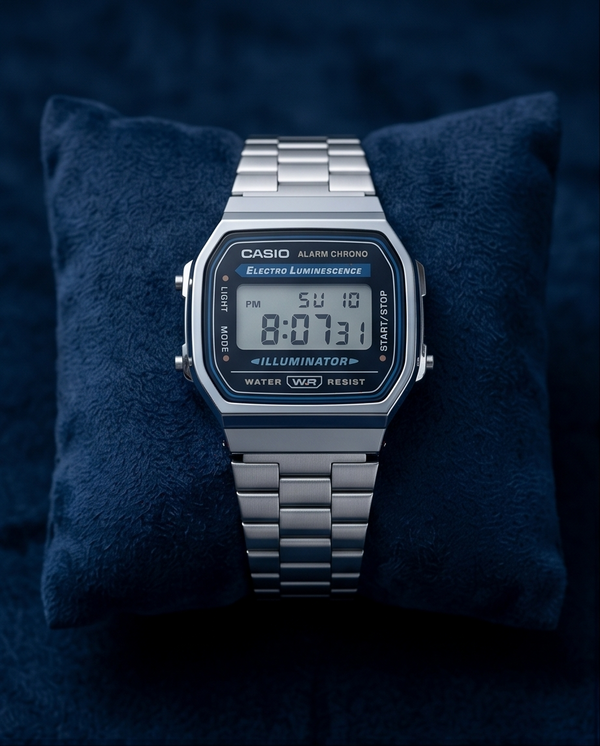 Casio Vintage A168 Unisex Watch Classic Digital Stainless Steel | Elegant & Lightweight